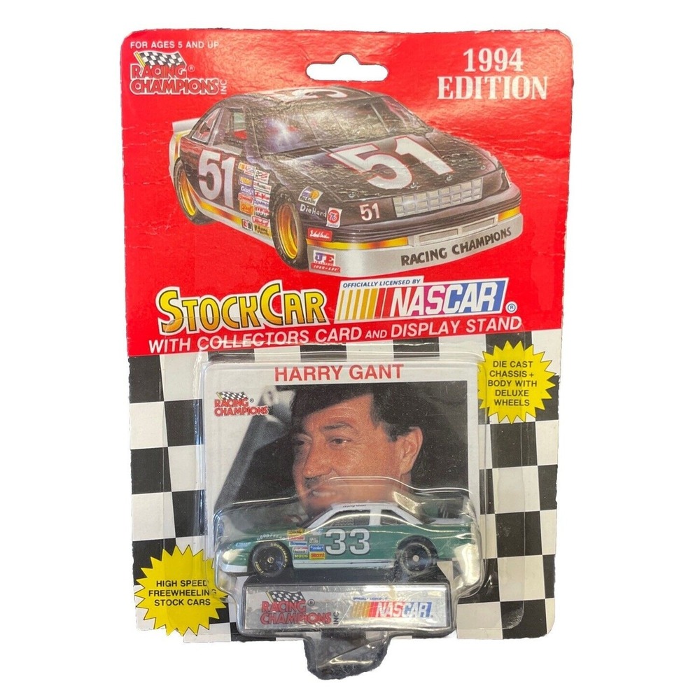 Harry Gant #33 Racing Champions 1994 Edition Stock‎ Car 1:64 Die Cast